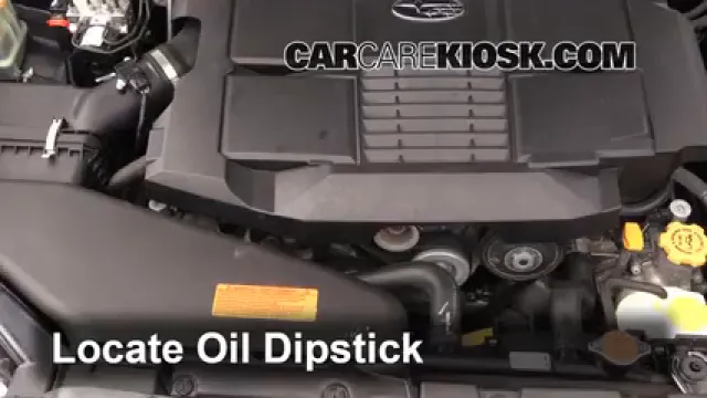 2010 Subaru Legacy 3.6R Limited 3.6L 6 Cyl. Huile Vérifier le niveau de l'huile